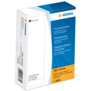 HERMA Etiquette d'adresse, 89 x 42 mm, en continu, blanc