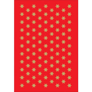 HERMA Autocollants de Noël DECOR 'étoiles', 14 mm, or