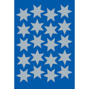 HERMA Autocollants de Noel DECOR 'étoiles', assorti, argent