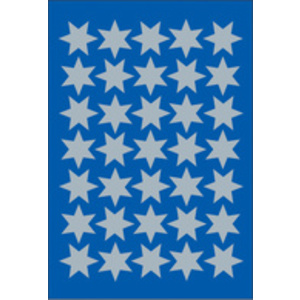 HERMA Autocollants de Noel DECOR 'étoiles', assorti, argent