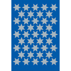 HERMA Autocollants de Noel DECOR 'étoiles', 8 mm, argent