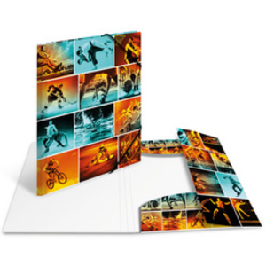 HERMA Chemise à élastiques 'Artline', PP, A4, Music