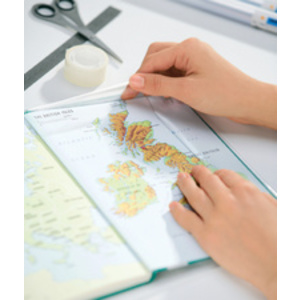 HERMA Film couvre-livres, 400 mm x 2 m, en PP, transparent