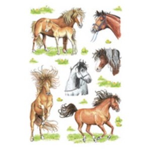 HERMA Autocollants DECOR 'Dessins de chevaux'