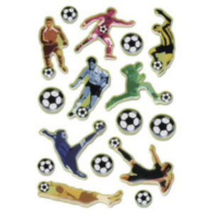 HERMA Sticker MAGIC 'Ballons de football multicolores'