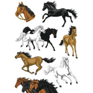 HERMA Sticker MAGIC 'licornes', Diamond glittery,