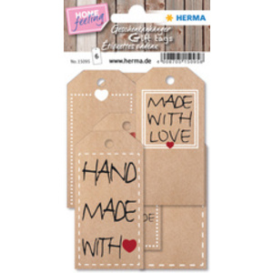 HERMA Etiquettes cadeau HOME feeling, coloré