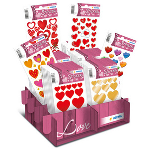 HERMA Sticker DECOR Love classique, dans un présentoir de