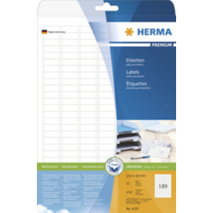 HERMA Etiquette universelle PREMIUM, 70 x 42 mm, blanc