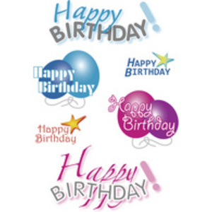HERMA Sticker DECOR 'anniversaire', scintillant