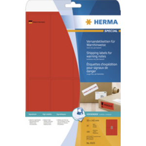 HERMA Etiquette d'expédition SPECIAL, 50 x 142 mm, blanc