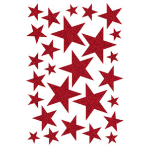 HERMA Autocollants de Noel MAGIC 'étoiles multicolore',