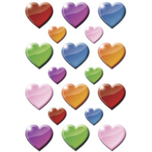 HERMA Sticker DECOR 'Coeurs & Roses'