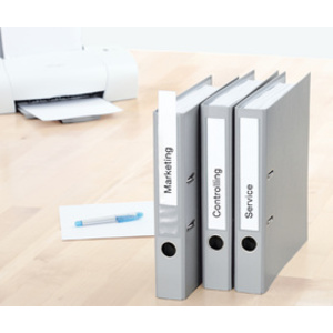 HERMA Etiquette dos de classeur amovible, 54 x 190 mm, blanc