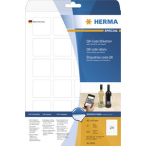 HERMA Etiquette code QR, 40 x 40 mm, carré