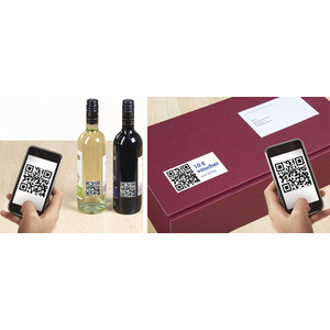 HERMA Etiquette code QR, 80 x 40 mm, rectangulaire
