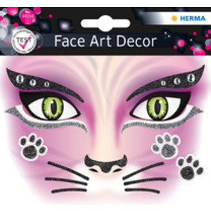 HERMA Face Art Sticker visage 'Chat rose'