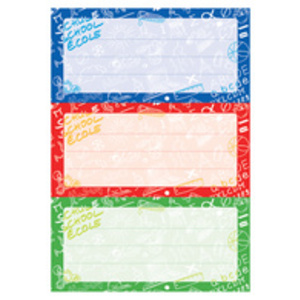 HERMA Etiquettes pour livres 'Social Icons', 76 x 35 mm