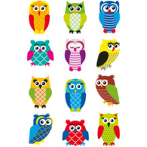 HERMA Sticker MAGIC 'Chouettes', film brillant