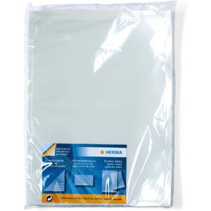 HERMA pochettes adhésives, A4, transparent, en PP,  - 46304