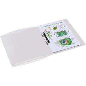 HERMA Classeur à anneaux A4, mécanisme à 2 anneaux, incolore