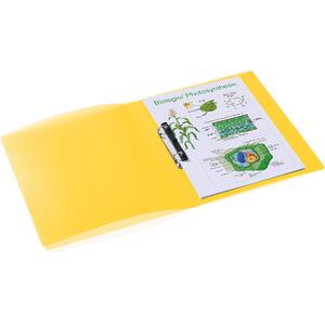 HERMA Classeur à anneaux, A4, mécanisme à 2 anneaux, jaune