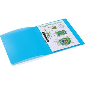 HERMA Classeur à anneaux, A4, mécanisme à 2 anneaux, bleu