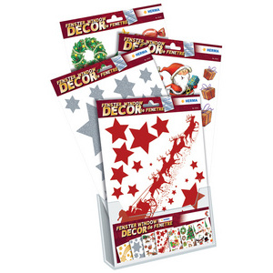 HERMA Images de Noël pour fenêtre, en presentoir de comptoir