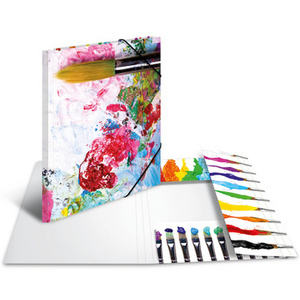 HERMA Chemise à élastiques 'Crayons', en carton, A3