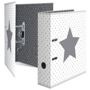 HERMA Classeur à levier 'Stars', pointillés en blanc, A4