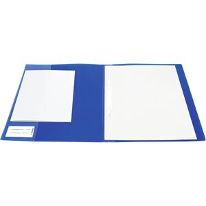 HERMA Chemise à lamelle, PP, A4, bleu foncé translucide