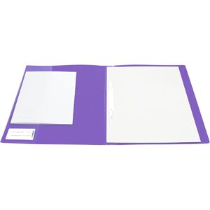 HERMA Chemise à lamelle, PP, A4, violet translucide