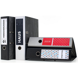 HERMA Etiquette pour dos de classeur recyclée, 192 x 61 mm,