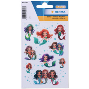 HERMA Sticker MAGIC Mermaid, film pailleté