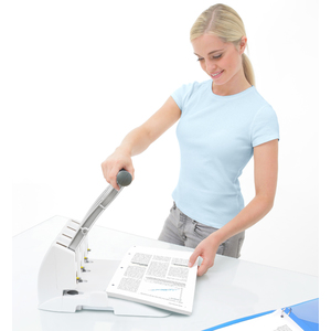 RAPESCO Perforateur quatre trous ECO P4400, blanc soft