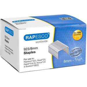 RAPESCO Agrafes 923/8, 4.000 pièces, galvanisé