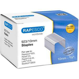 RAPESCO Agrafes 923/10, 4.000 pièces, galvanisé