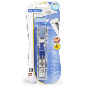 RAPESCO Clips à documents Supaclip 60, 250 pièces,