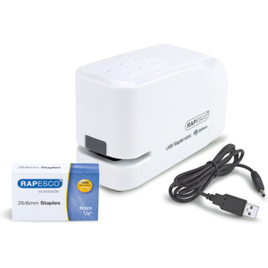 RAPESCO Agrafeuse électrique 626EL, blanc