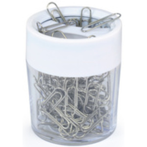 RAPESCO Distributeur de trombones avec aimant, blanc