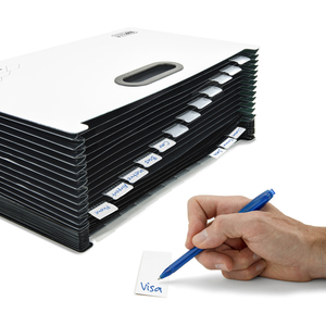 RAPESCO Trieur à soufflets SupaFile Plus, A4+, blanc