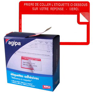 agipa Etiquette 'Références à Rappeler', 59 x 36 mm