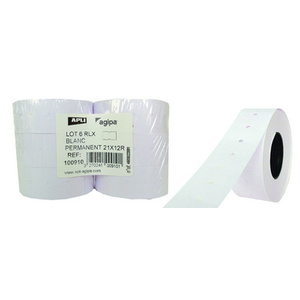 APLI Etiquette pour pince, rectangulaire, blanc, 21 x 12 mm - 46792