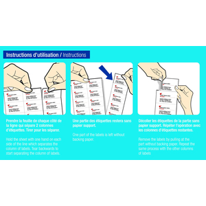 agipa Etiquette universelle, 70 x 42,4 mm, POSE EXPRESS