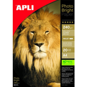 APLI Papier photo bright, A4, 200 g/m2, brillant  - 20146