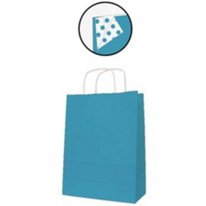 APLI Sac en papier, kraft, moyen, vert lime