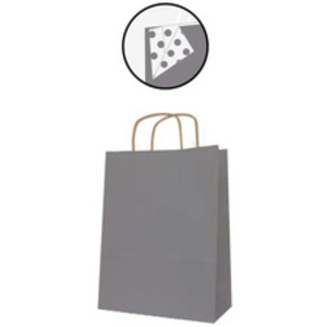 APLI Sac en papier, kraft, moyen, fuchsia