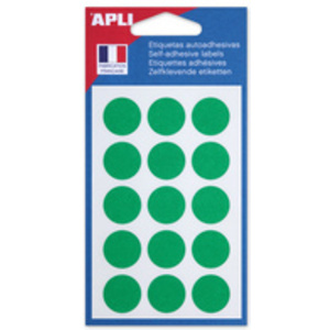 APLI Pastille de signalisation, diamètre: 8 mm, assorti