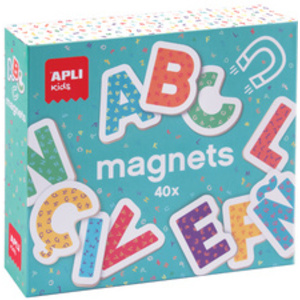 APLI kids Jeu de magnets 'ABC lettres', 40 magnets