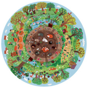 APLI kids Puzzle circulaire 'Biosphère', 48 pièces